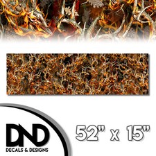 Camo Decal 3m Wrap Vinyl 52x15 Truck Camo Tree Print Camouflage - Blaze Buck D