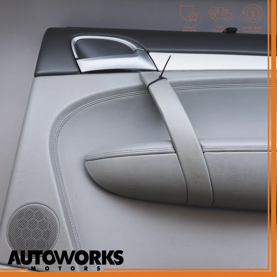 03-06 Cubierta de panel de puerta lateral derecha trasera gris para Porsche Cayenne Turbo 955 OEM Foto 2 de 4