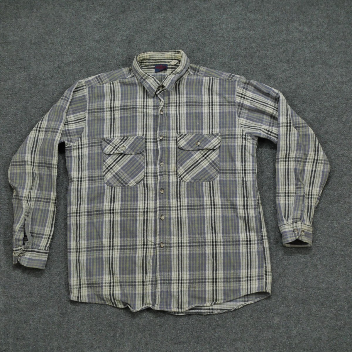 トップス DAKOTA 80s L/S Checked Flannel Shirt XL. DAKOTA 80s L/S Checked Flannel Shirt XL
