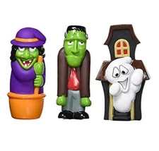 Zanies Creepy Squeakers Chewy Vinyl Halloween Dog Toy Ghost in Haunted House