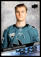 2020-21 Upper Deck Young Guns Fredrik Handemark Rookie San Jose Sharks #711 R97