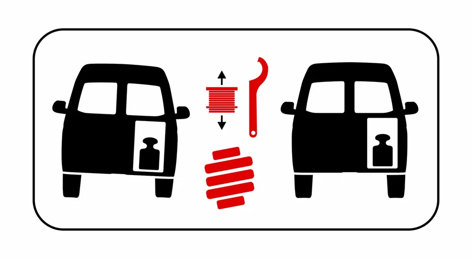 Eibach Resortes De Suspensión Regulables Para Elevación De 0-35mm VW T6 - Imagen 3 de 4