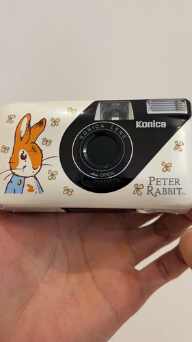 ✨N-COMO NUEVO✨¡Raro!! Cámara fotográfica compacta Konica K-mini PETER RABBIT JAPÓN S369 - Vídeo 1 de 1