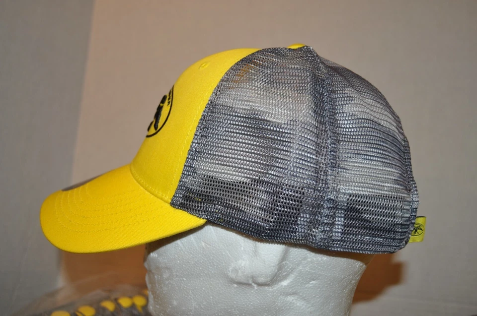 DUCK COMMANDER LOGO, DYNASTY, Yellow Grey Camo MESH TRUCKER HAT CAP New W Tag - Image 2 of 4