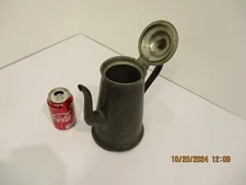ANTIQUE BRITANIA METAL, (PEWTER), COFFEE POT by THOMAS OTLEY & SONS, SHEFFIELD