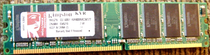 2 x 512 Kingston KVR Memory-2 Desktop and 2 pieces of 1GB KVR-- Used - Image 3 of 4