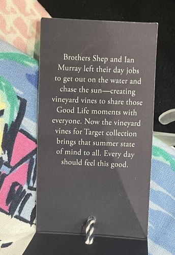 NEW Vineyard Vines for Target -Set of Two Kitchen Towels Whales/Water Scene - Picture 5 of 6
