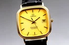 [Near MINT] High Demand Omega Seamaster Cal.1430 Gold Date Quartz Men's JAPAN