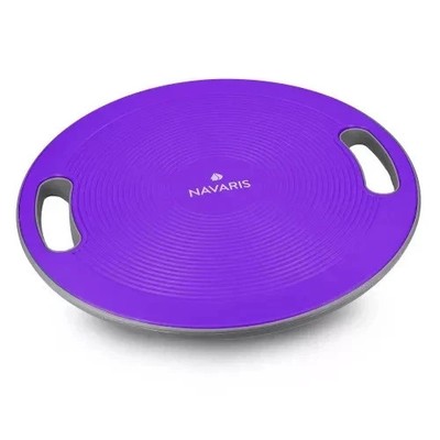 Navaris  Therapiekreisel Balance Board Ø 40 cm Violet bis 120 kg