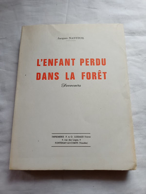 NANTEUIL / Das verlorene Kind im Wald / Versand des Autors 