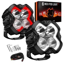 Novsight Halo Se Series 6 Led Pod Light Spot Flood Beam Offroad Suv Truck Lamp