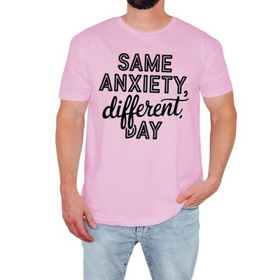 Same Anxiety Herren T-Shirt lustig psychische Gesundheit inspirierend Bewusstsein Geschenk