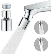 360  Swivel Faucet Aerator Kitchen Sink Sprayer Head Chrome Chrome-1 
