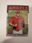 2021 Silver Pack 1986 Topps Chrome Mike Trout #86C-42 Mojo 35th Anniversary Card
