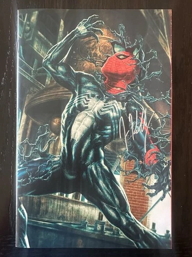 AMAZING SPIDER-MAN #22 SIGNED!  LEE BERMEJO AMAZING VISIONS VIRGIN VARIANT 1:100