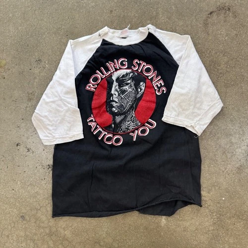 80s Rolling Stones Tour Tattoo You Rock T-Shirt Size M 1980s vintage concert t-shirt, vintage, single stitch, B+ condition
