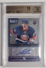 2013-14 Select Youth Explosion Autographs #YEAL Anders Lee BGS 10 Pristine Auto