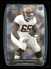 Chance Warmack Rookie RC 2013 Bowman #169 Black Tennessee Titans
