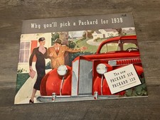 Vintage 1939 Packard Six 120 Dealership Sales Brochure