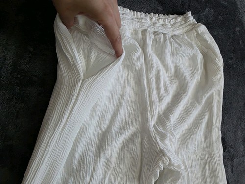 Kids Chelsea & Violet White Bottoms Linen, Flowy, Size 16 - Picture 5 of 5