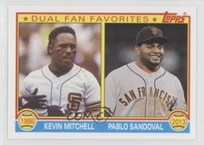 2013 Topps Archives Dual Fan Favorites Kevin Mitchell Pablo Sandoval #DFF-MS 0b0