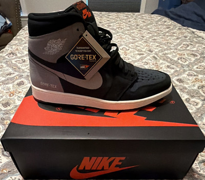 Jordan Air Jordan 1 Element GORE-TEX Black Particle Grey High Top Lace Up DB288 
