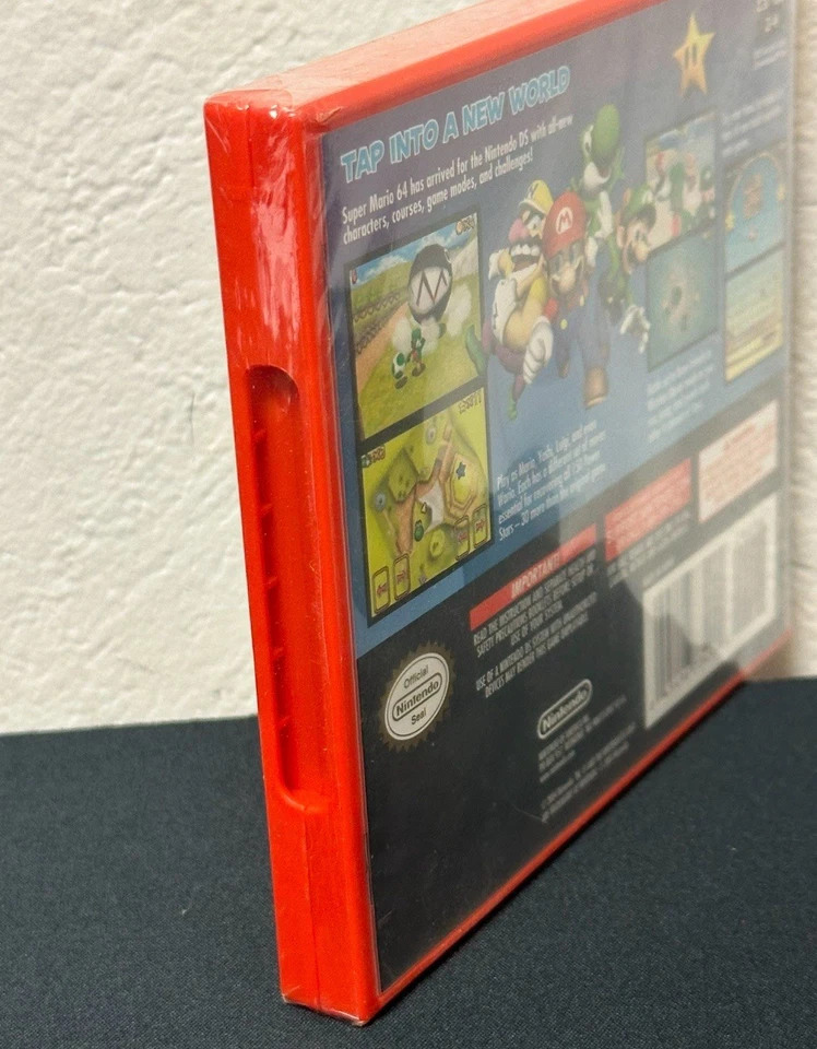 Nintendo Super Mario 64 DS Brand New Sealed Original Authentic Game Red Case - Image 3 of 4