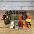 Vintage Diecast Toy Car Job Lot Dinky Corgi Matchbox Military + Cars - 933