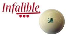 SAM Infallible Magnetic American Pool Cue Ball 2 1/4" (57mm)