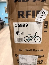 26 Inch Huffy Women's Trail Runner Mountain Bike Dual Suspension Frame, Black