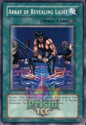 Array of Revealing Light DB2-DE148 Yugioh