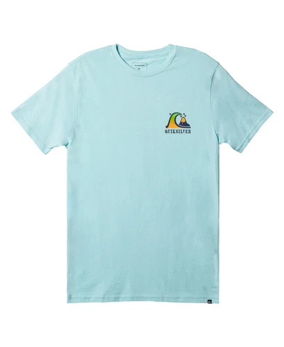 Quiksilver Men's River Bend Graphic Tee Blue Size Large - Picture 1 of 3