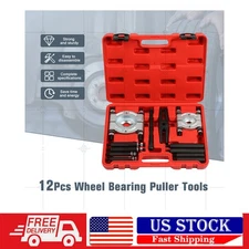 12PCS Heavy Duty Bearing Separator Removal Tool Kit Wheel Hub Axle Puller Dxqybi