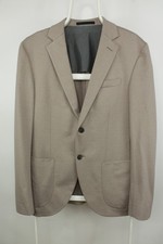 JOOP Extra Slim Fit Beige Stretch Sport Coat Blazer Jacket Men's US L / EU 52