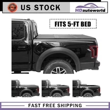 Hard 3-Fold 5ft Bed Tonneau Cover Fits 2004-2013 Colorado/Canyon Cover