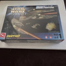 AMT ERTL 1999 Star Wars Episode 1 Droid Fighters Trade Federation 1/48 Sealed