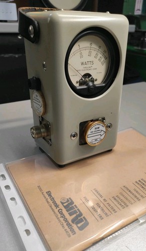 Bird 43 Wattmetro Bird Model 43 Usato Perfetto E Integro 2 probe + 1 dummy probe - Imagen 1 de 7