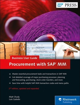 Procurement With SAP MM : Business User Guide, Hardcover by Chudy, Matt; Cast...