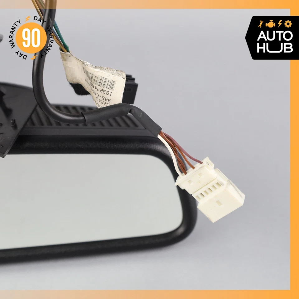 07-09 Espejo retrovisor interior Mercedes W211 E63 E350 E550 2118110107 negro OEM Foto 4 de 4