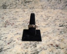 Handcrafted Artisan Wood Ring. Stainless Steel Core with Figured Wenge Wood Body