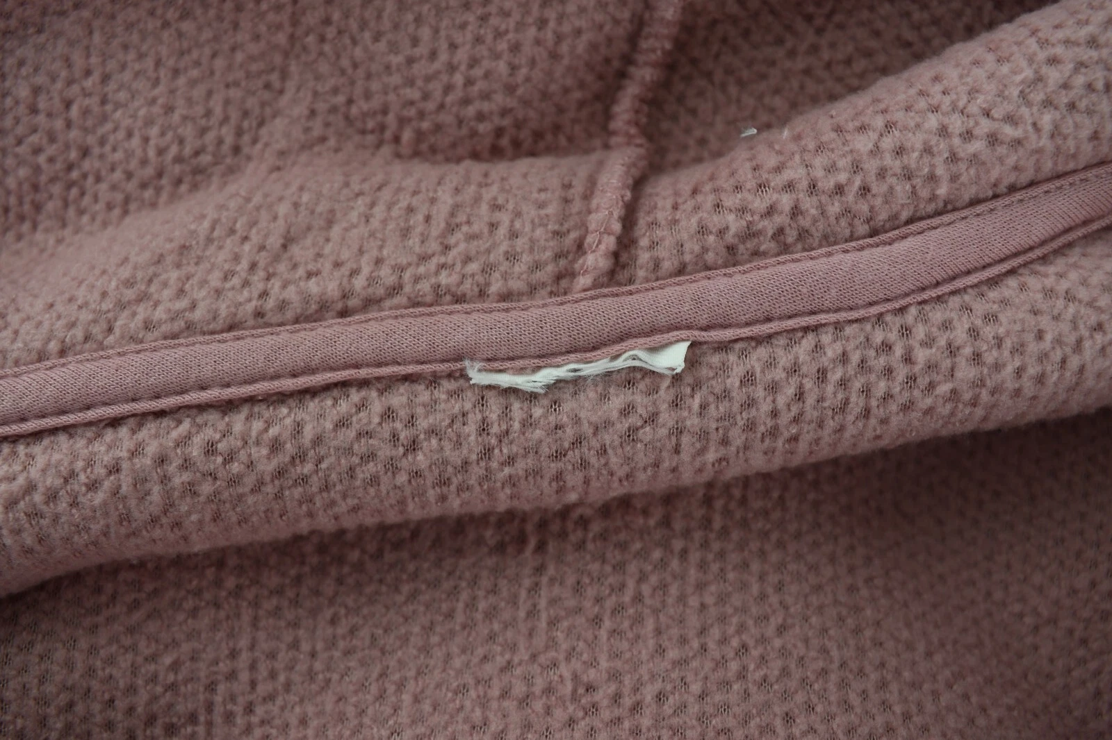 UNDERCOVER Felpa con cappuccio sherpa rosa Victorias Secret donna rosa colorblock pile fuzzy