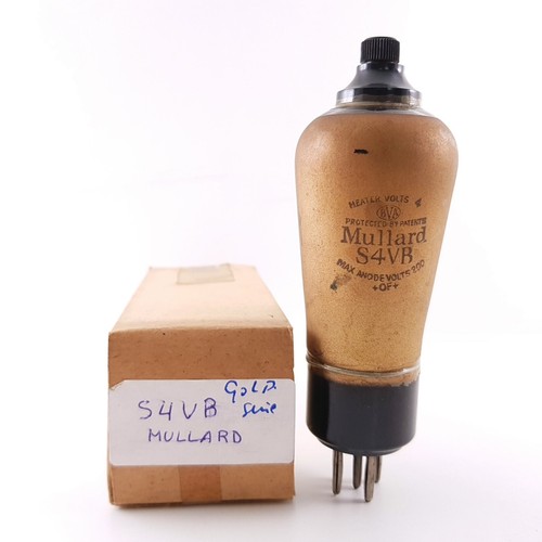 1 X S4VB / E452T / RENS1274 MULLARD TUBE. GOLD SERIES USED. RCB402