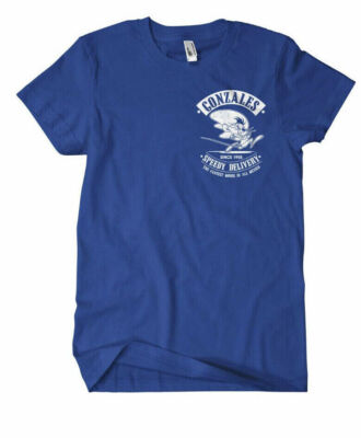 Gonzales Delivery T-Shirt Blau FB Kult Fun Oldschool TV Maus Mexico Arriba