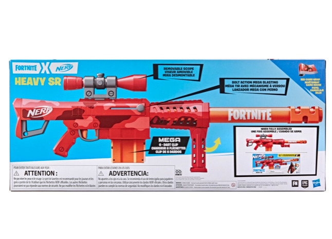 Nerf Fortnite Bolt-Action Sniper Rifle Dart Blaster