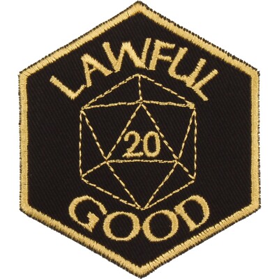 Lawful Good Patch - Made in USA - Dungeons and Dragons Patch - D&D Patch