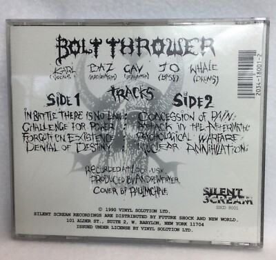 洋楽 Bolt Thrower / In Battle There Is No Law In Battle There Is No Law' Splatter Vinyl | Bolt Thrower