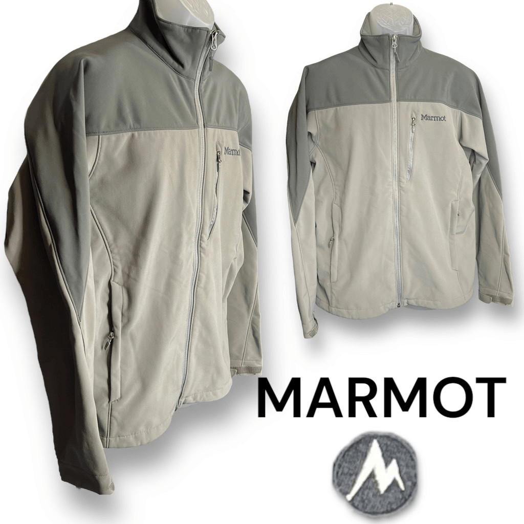Marmot Jacket Trango Softshell Gray Jacket Wind M… - image 1