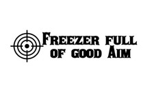 Freezer Full of Good Aim Sticker