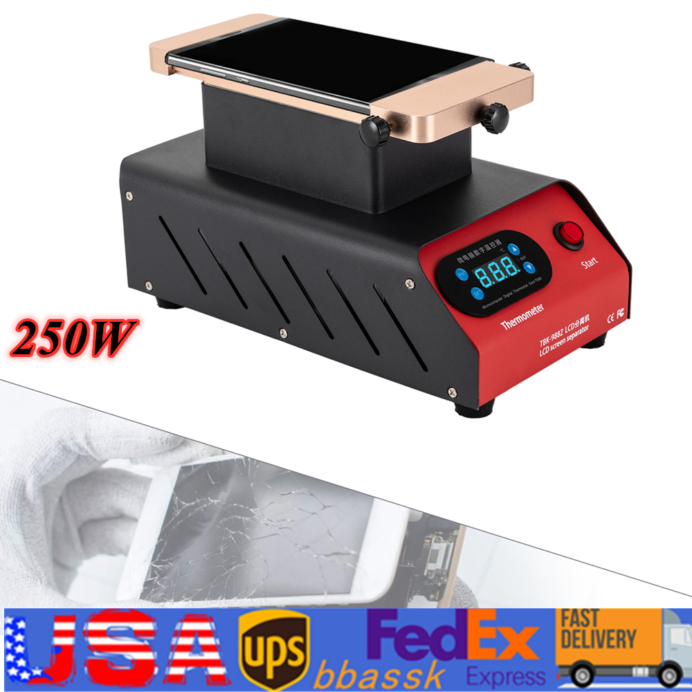for Cell Phone 7'' LCD Screen Separator Reparator Glass Repair Machine Hot Plate