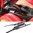 Center Console Gear Shift Panel Cover Trim for Ford Mustang 2015+ Carbon Fiber